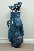Set RAM golf clubs, 6, 7, 8, 9 irons, pitch and sand wedge, two drivers, two hybrid clubs,