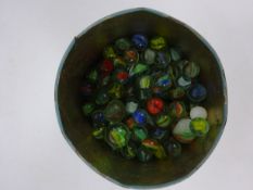 Collection of multicoloured glass marbles Condition Report <a href='//www.