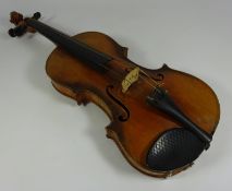 19th/ early 20th Century violin LOB 35.