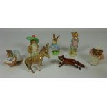 Five Beswick Beatrix Potter figures,