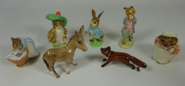 Five Beswick Beatrix Potter figures,
