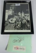 Mid 20th Century Walt Disney autographed photograph with inscription to the Vendor and a separate