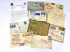 Collection of Covers including Graf Zepellin from Brazil 1934, POW to Stalag Luft 7,