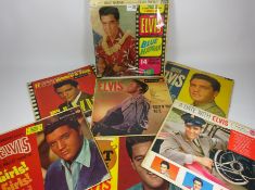 Collection of 9 Elvis vinyl records Condition Report <a href='//www.