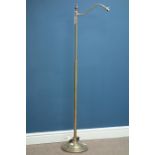 Antique style brass standard lamp,