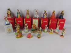 Collection of Royal Doulton Bunnykins Tudor Collection figures,