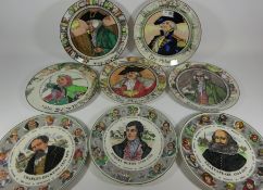 Eight Royal Doulton series ware plates Condition Report <a href='//www.