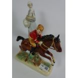 Vintage Hertwig Boy riding a horse circa 1959 and a Lladro figure Condition Report