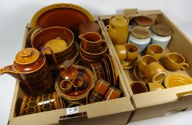 Hornsea dinner and teaware and other ceramics and a Langley 6 place tea service in two boxes