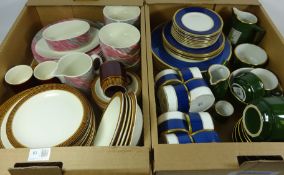 Villeroy and Boch 'Collage' dinnerware, Coalport tea and dinnerware,