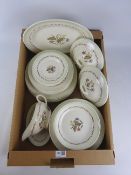 Royal Doulton Woodland pattern D6338 part Dinner service including two tureens & covers,