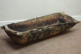 19th century hewn hardwood bread trough, L140cm Condition Report <a href='//www.