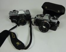 Mamiya SLR MSX500 camera and Olympus OM10 SLR camera Condition Report <a