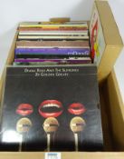 Collection of 70's and 80's Vinyl LP's and a Chinese tambourine in original box