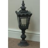 Victorian style metal lantern,