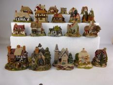 Collection of Lilliput Lane Cottages including 'Scroll on the Wall 1986, Burns,