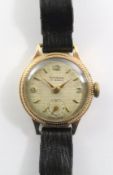 Ladies Rodania Swiss made 9ct gold wristwatch hallmarked WATCHES - as we are not a retailer,