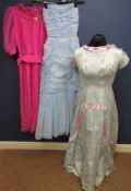 Clothing & Accessories - Three 1950's prom dresses (3) Condition Report <a