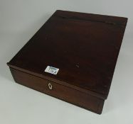 Victorian Mahogany writing slope Condition Report <a href='//www.davidduggleby.