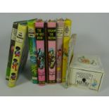 Books - Collection of seven Enid Blyton books including 1st editions, Rupert and the Lonely Bird,