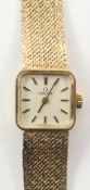 Ladies Omega 9ct gold wristwatch hallmarked approx 21gm WATCHES - as we are not a retailer,