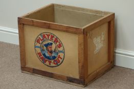 Vintage Player's Navy Cut box, W50cm Condition Report <a href='//www.