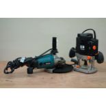 Makita 9069 angle grinder and a Wickes router Condition Report <a href='//www.