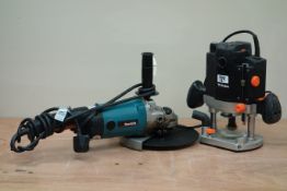 Makita 9069 angle grinder and a Wickes router Condition Report <a href='//www.