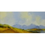 'The Western Highlands', oil on canvas signed by Peter M Drewett (British 1957-),