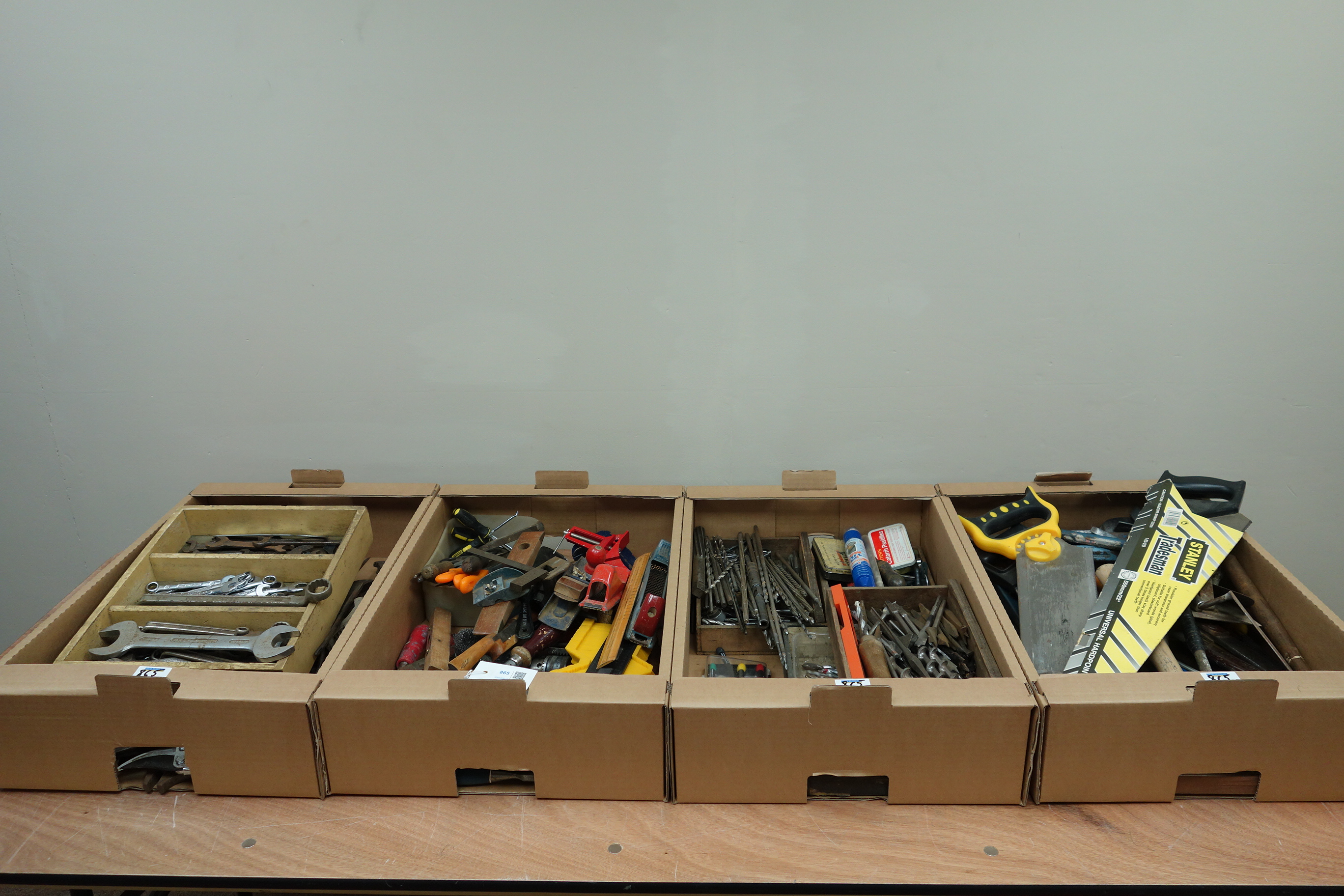 Quantity of various tools and accessories including - handsaws, chisels, hammers, planes, spanners,