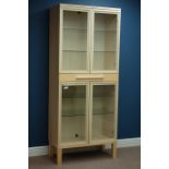 Ikea Bjursta display cabinet with drawer, W81cm, H171cm,