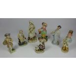 Two Victorian Staffordshire figures,