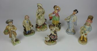 Two Victorian Staffordshire figures,