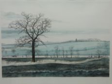'Monumental Landscape', limited edition etching no.