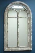 Rustic arch top 'Window' mirror,