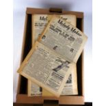 Collection of 1940's-50's Melody maker newspapers in one box Condition Report