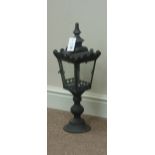 Victorian style metal lantern,