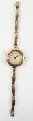 Ladies early 20th century hallmarked 9ct gold Rolex wristwatch on 9ct expanding strap WATCHES - as