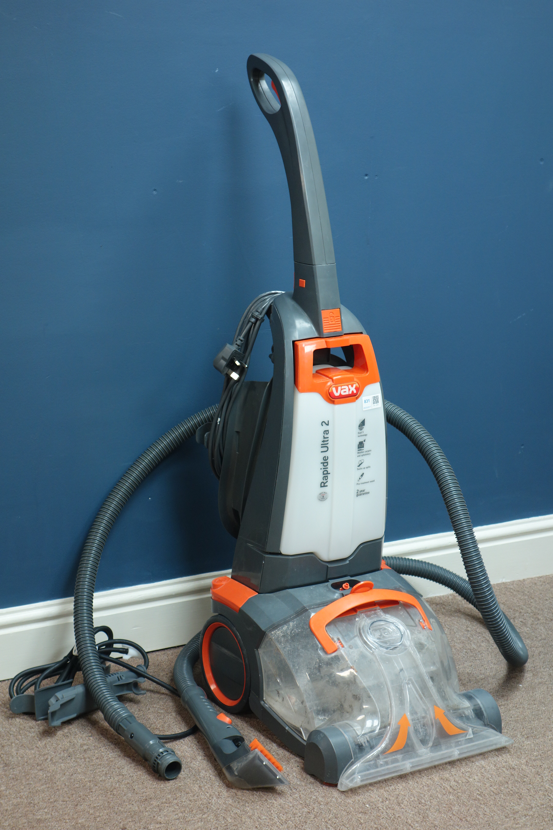 Vax Rapide Ultra 2 carpet cleaner Condition Report <a href='//www.davidduggleby.