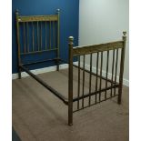 19th century brass Adam's style single bedstead Condition Report <a