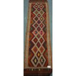 Suzni Kilim runner rug, 66 x 239 Condition Report <a href='//www.davidduggleby.