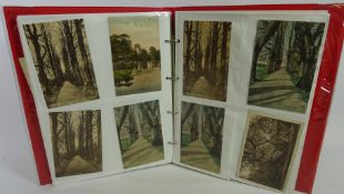 Postcards - Album of 19th Century and later Guisborough postcards,