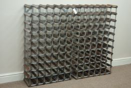 Two 60 bottle commercial wine racks Condition Report <a href='//www.