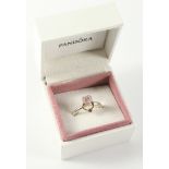 Pandora double heart ring stamped 925 ALE Condition Report <a href='//www.