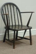 Ercol 'Windsor' stick and hoop back armchair Condition Report <a href='//www.
