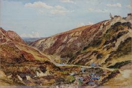 'Darnholme Goathland', watercolour attributed to Charles Parsons Knight (Exh.