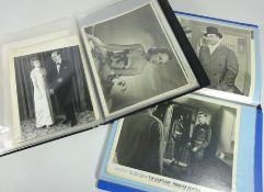 Two albums of Vintage cinematic Lobby cards and some signed photographs Condition Report