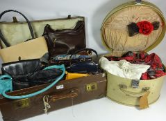 Clothing & Accessories - Collection of Vintage handbags, other leather handbags, clutch bags,