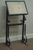 Wrought metal menu stand, W52cm, H106cm Condition Report <a href='//www.