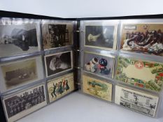 Postcards - Good collection of various subject postcards including RP, Comedy, Shipping,